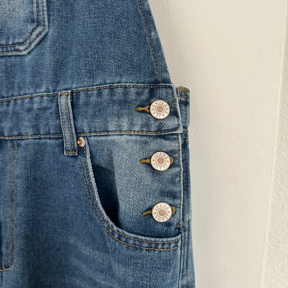 Coleman Washed Denim Overalls NWOT - Picture 3 of 8